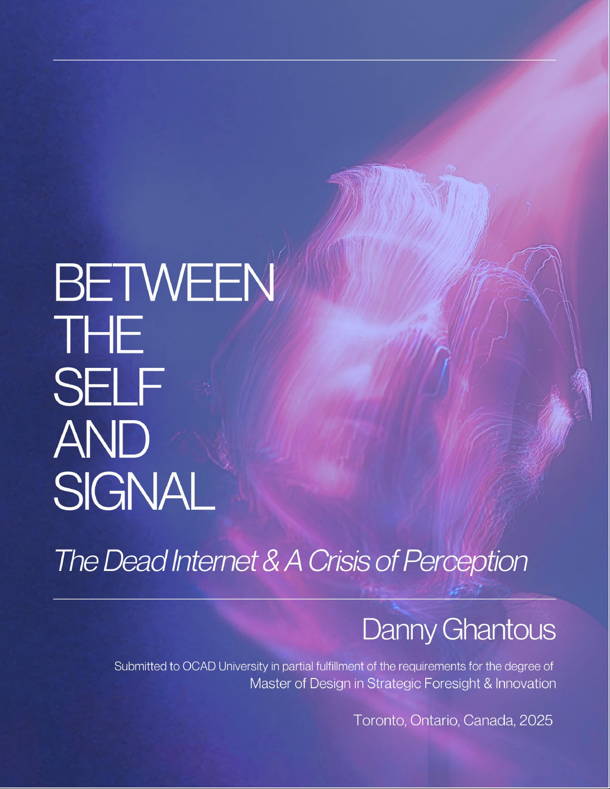 BETWEEN THE SELF AND SIGNAL: The Dead Internet & A Crisis of Perception