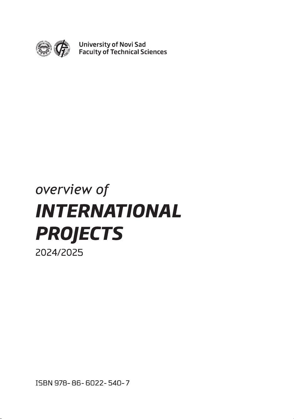 OVERVIEW OF INTERNATIONAL PROJECTS