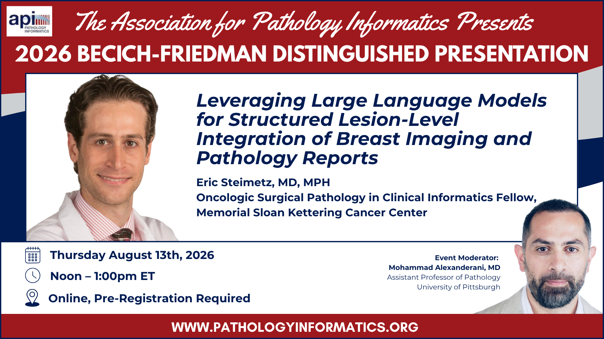 Becich-Friedman Webinar, Eric Steimetz 