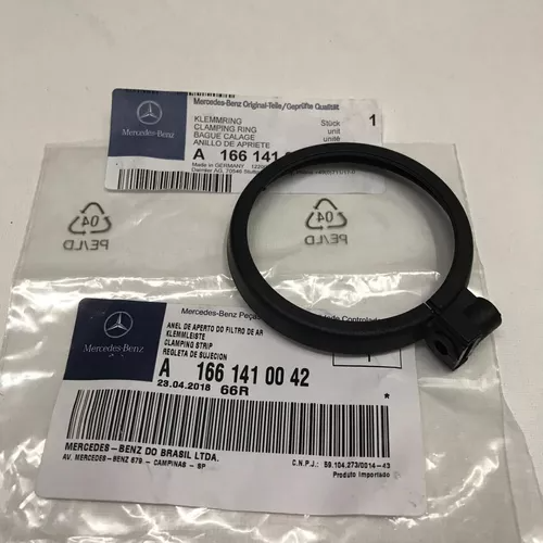 Abraçadeira da mangueira do filtro de ar - MERCEDES - A1661410042