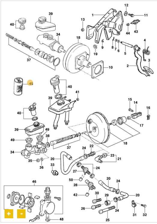 Fluido de freio - GM - 52273000