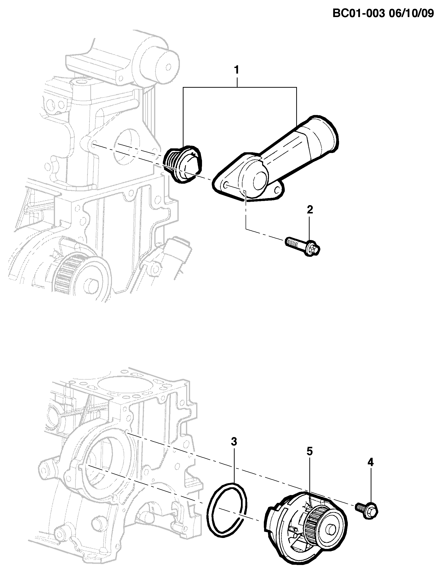 Válvula termostática - GM - 93275736