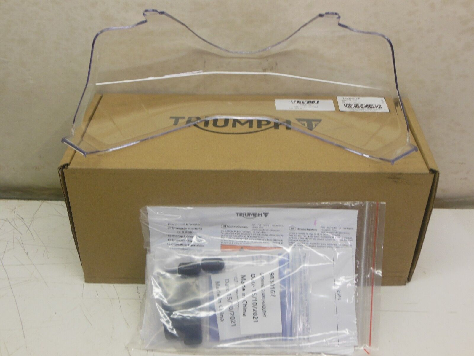 Suporte do farol  de alumínio  - TRIUMPH - A9830148