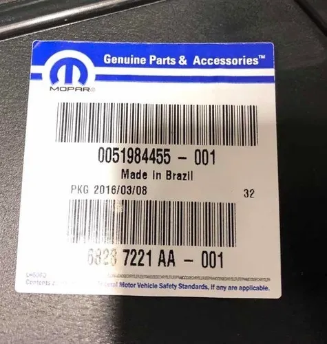 Protetor de cárter do motor - JEEP - 51984455