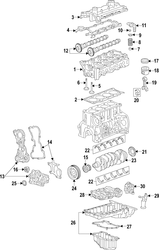 Biela do motor - GM - 12625458