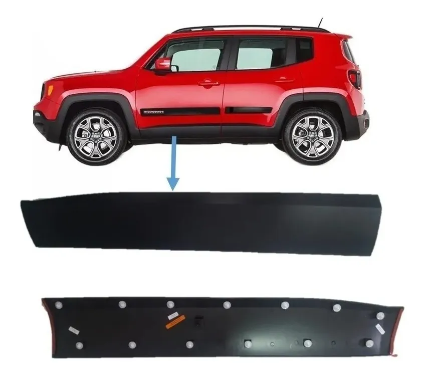 Moldura da porta dianteira - JEEP - 735599028