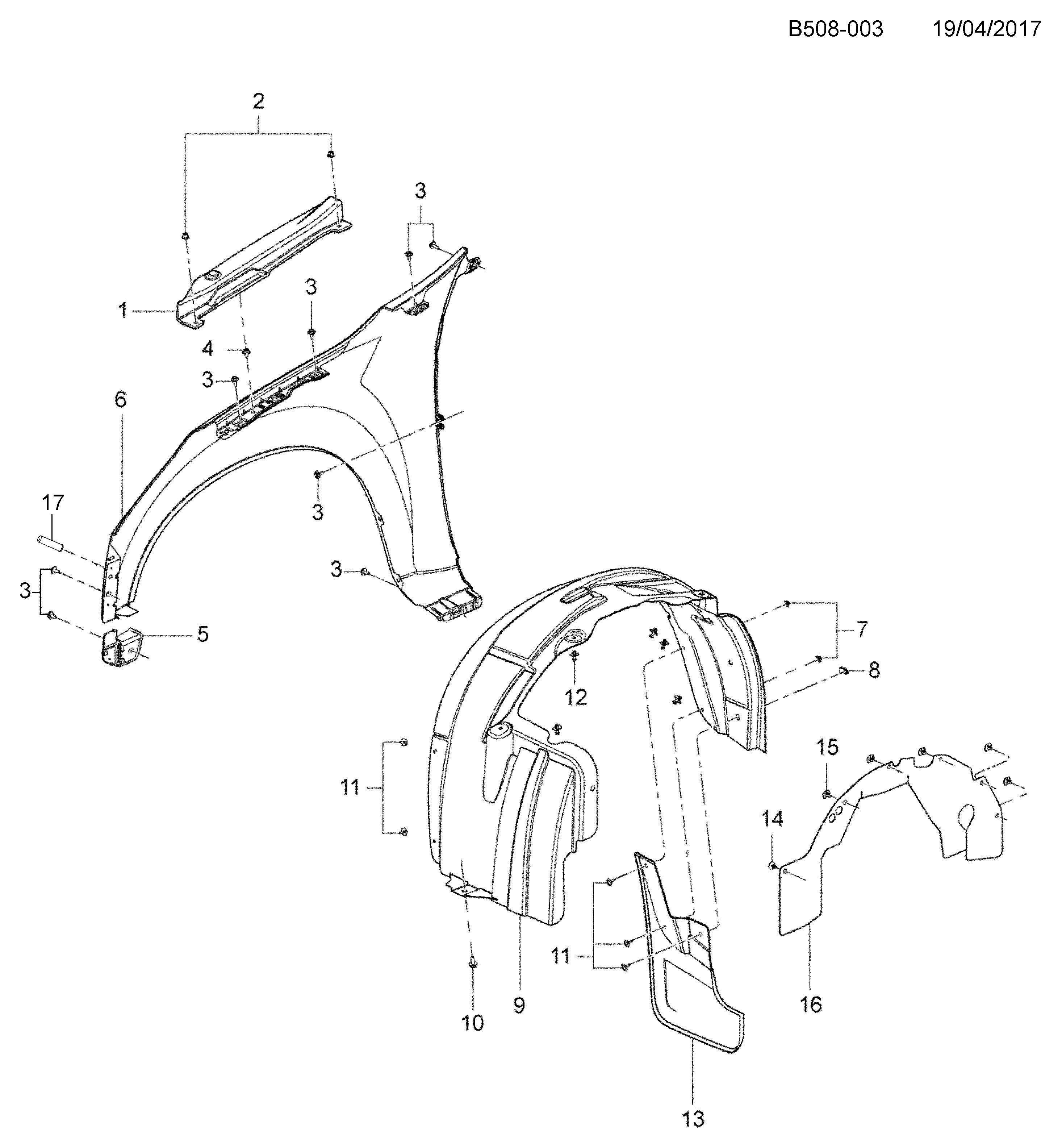 Parafuso do suporte - GM - 11569792