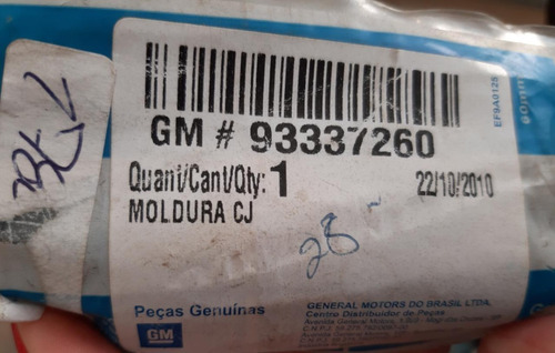 Moldura do parabrisa - GM - 93337260