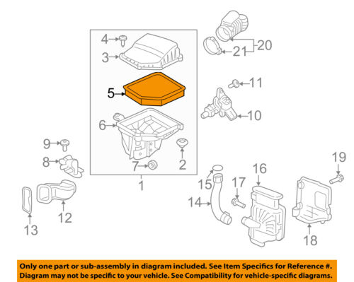 Filtro de ar do motor - VOLVO - 31370089