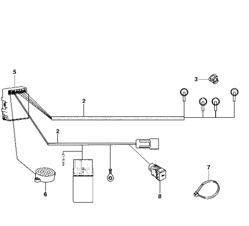 Sensor de estacionamento - GM - 13242365