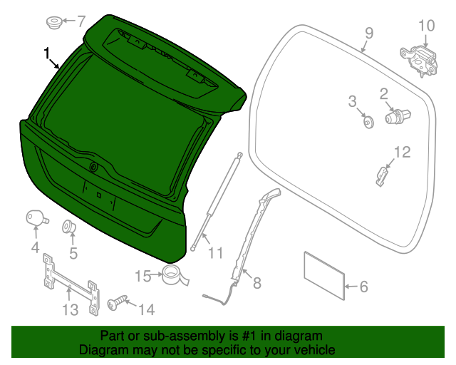 Tampa traseira - VOLVO - 39811096