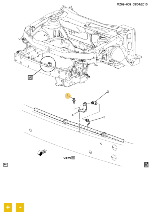 Pino/Grampo de encaixe e fixação - GM - 11589289