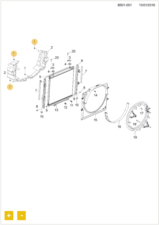 Radiador - GM - 94716269