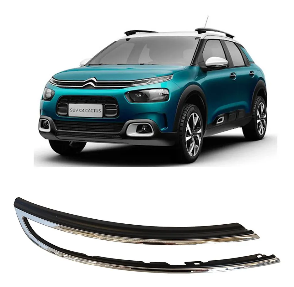 Moldura do parachoque dianteiro - CITROEN - 9824978280