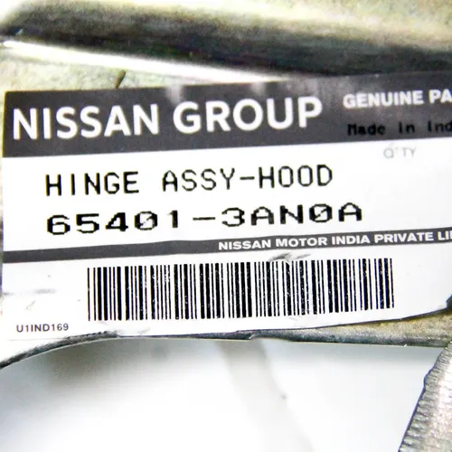 Dobradiça do capô - NISSAN - 654013AN0A