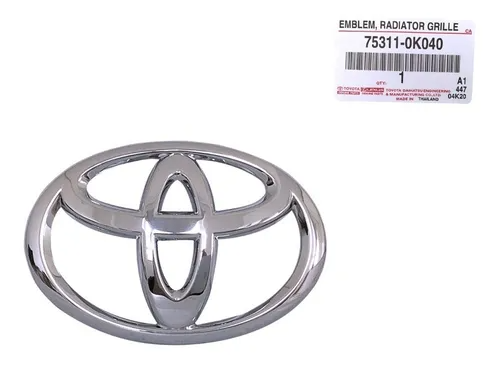 Emblema dianteiro - TOYOTA - 753110K040