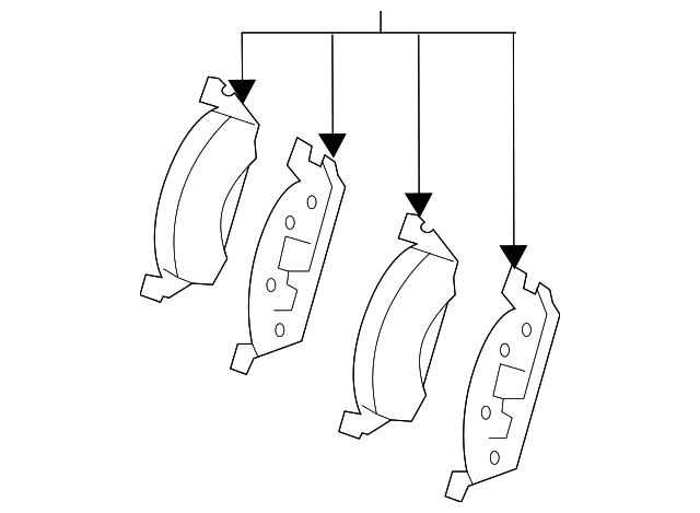 Pastilhas de freio - MERCEDES - A0004202804