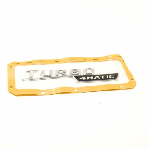 EMBLEMA TURBO 4MATIC DIANTEIRO ESQUERDO