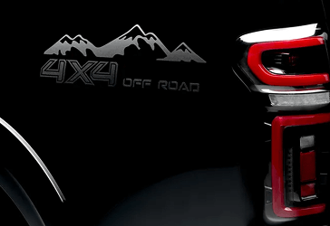 Adesivo Off‑Road 4x4 branco