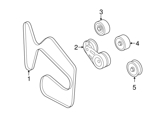 Correia do alternador e compressor A/C - GM - 12627134