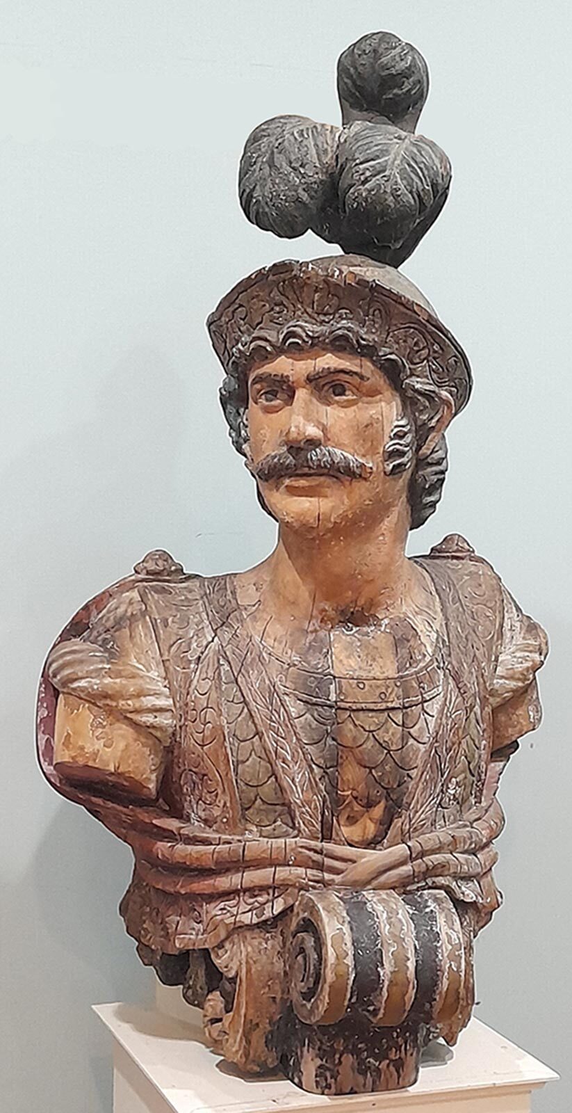 Attributed to Jeremiah Dodge, Figurehead from the ship Tamerlane, 1824.