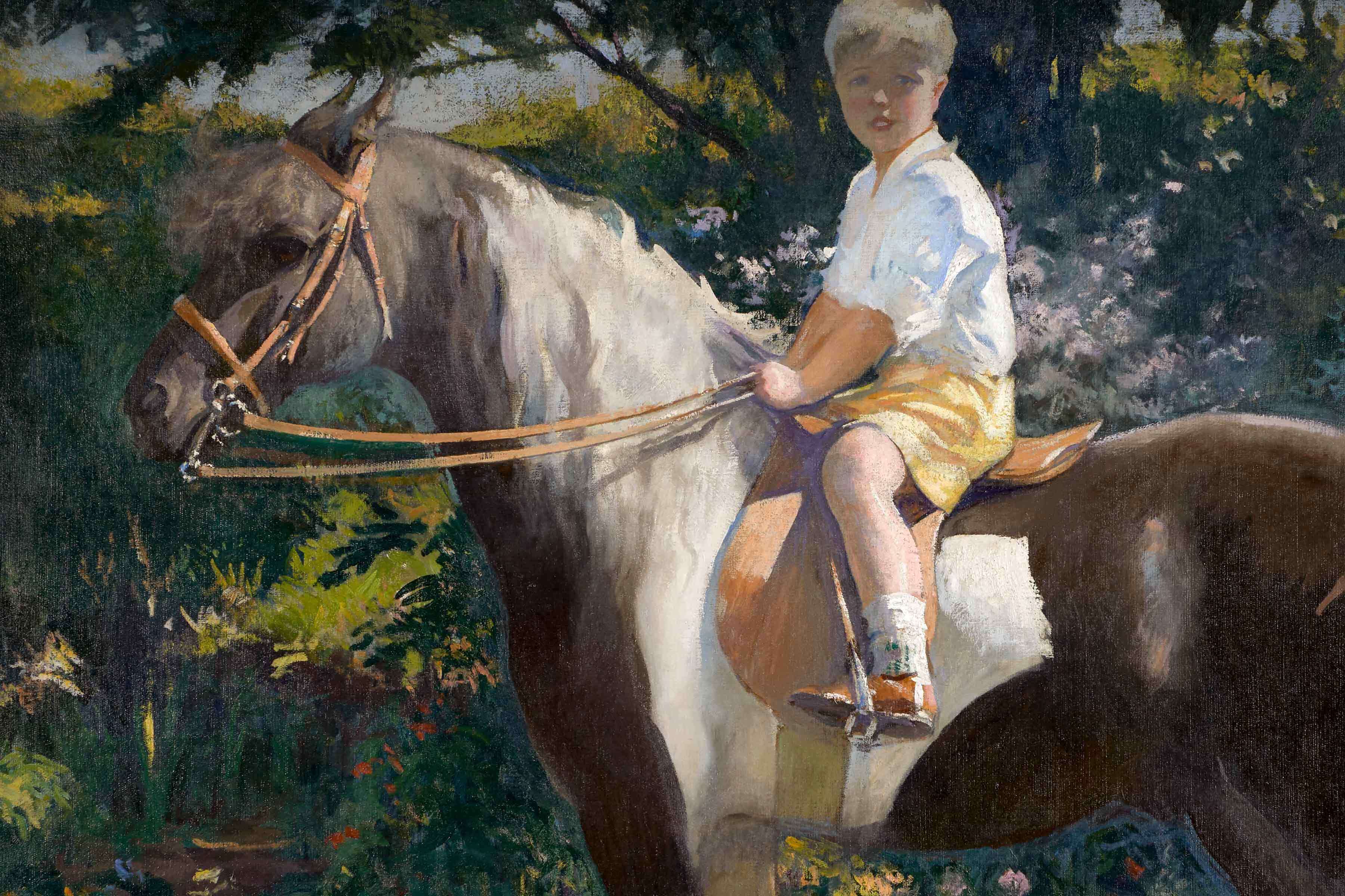 A boy and his pony: New painting enters PEM collection