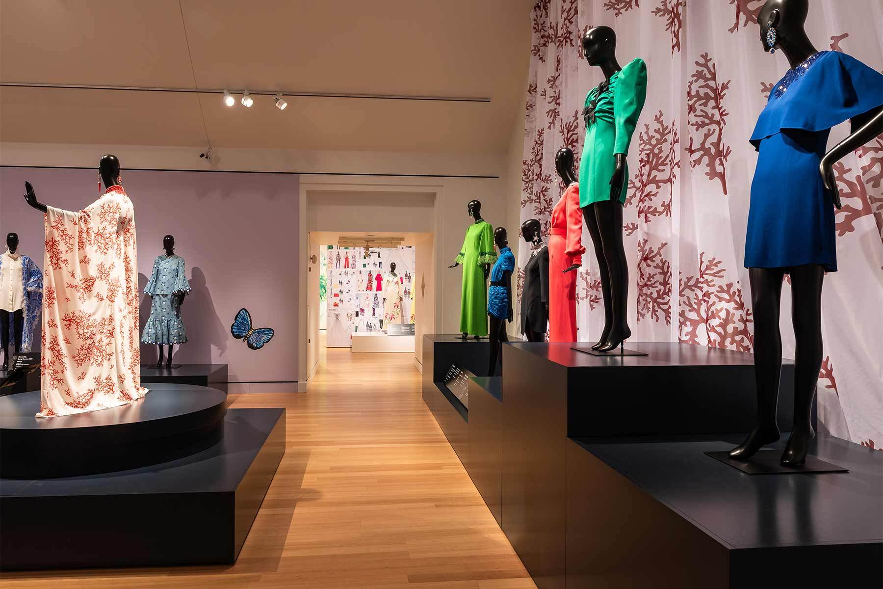 Caftan on display in PEM’s exhibition.