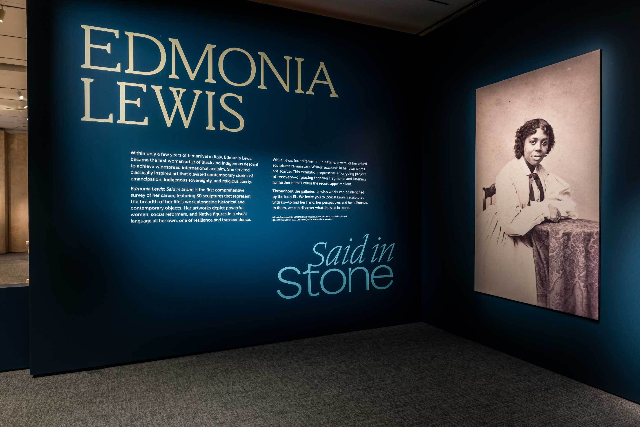 Edmonia Lewis: Said in Stone at PEM. Photo by Kim Indresano