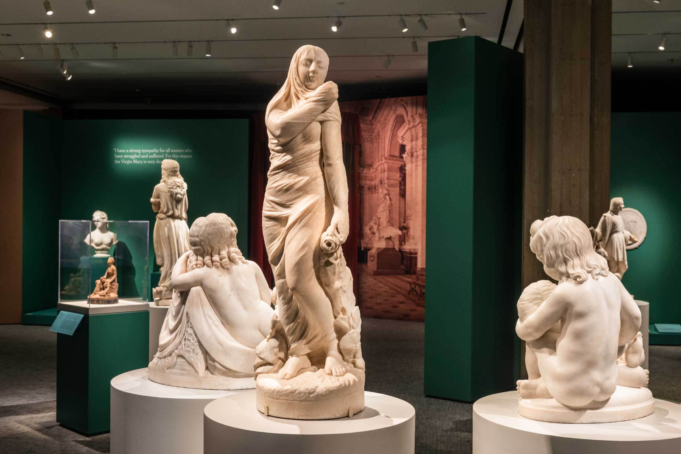 Edmonia Lewis: Said in Stone at PEM. Photo by Kim Indresano