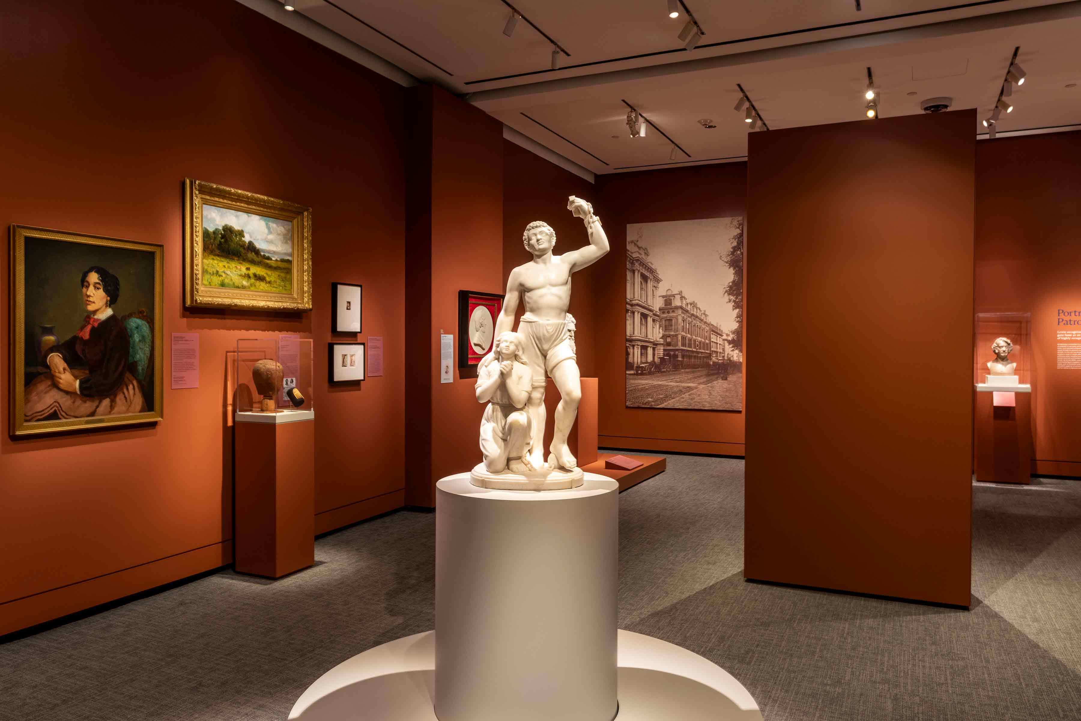 Edmonia Lewis: Said in Stone at PEM. Photo by Kim Indresano