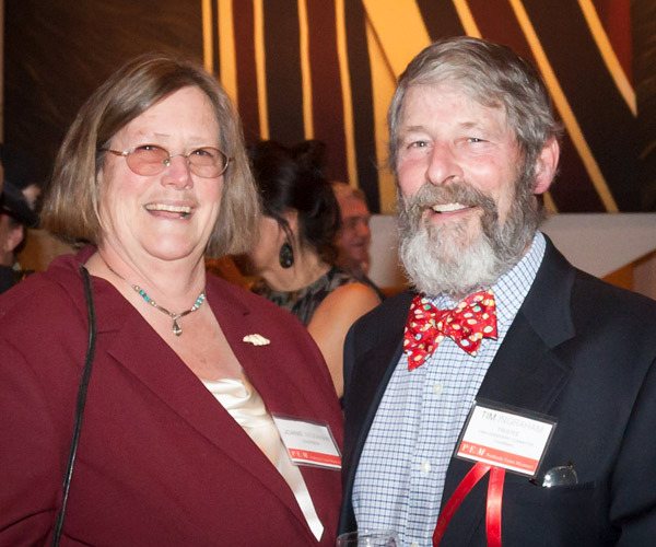 Tim and Joanie Ingraham at an exhibition opening in 2006