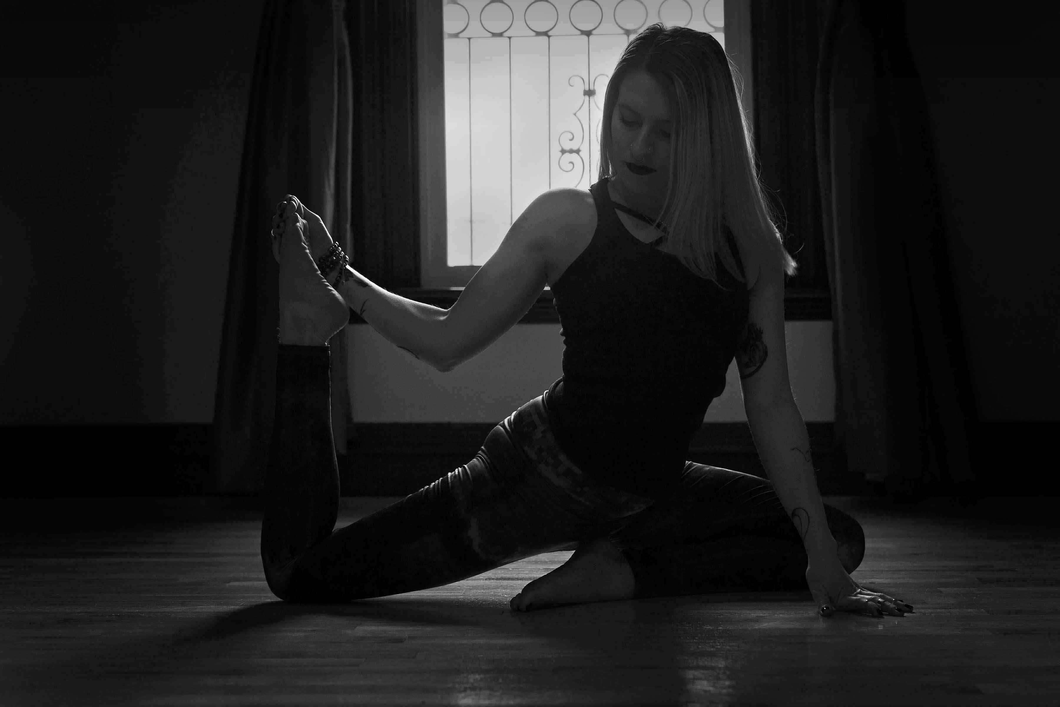 Back in Black: Yoga at PEM