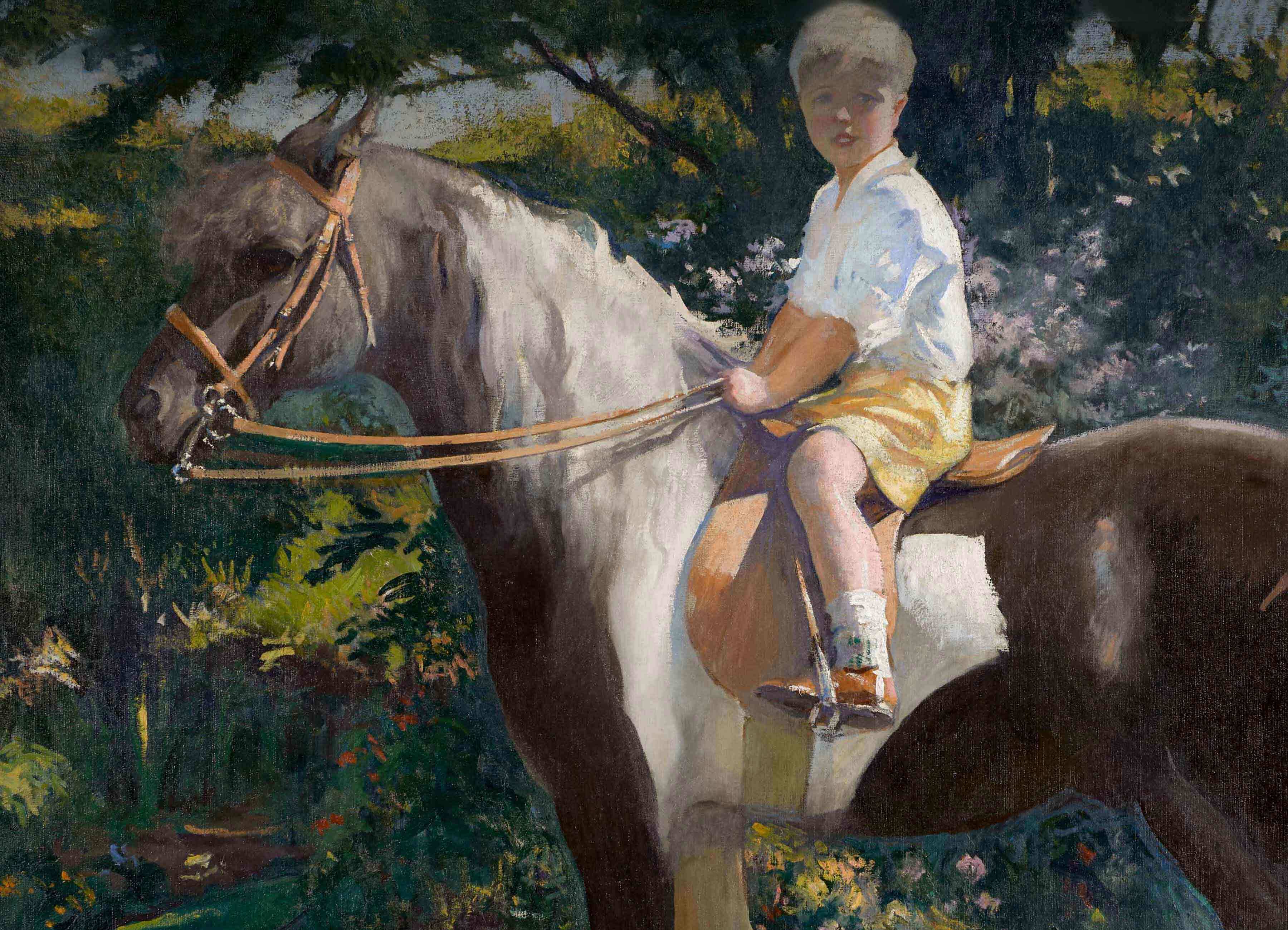 Edmund and his Pony Peanut, Edmund Tarbell