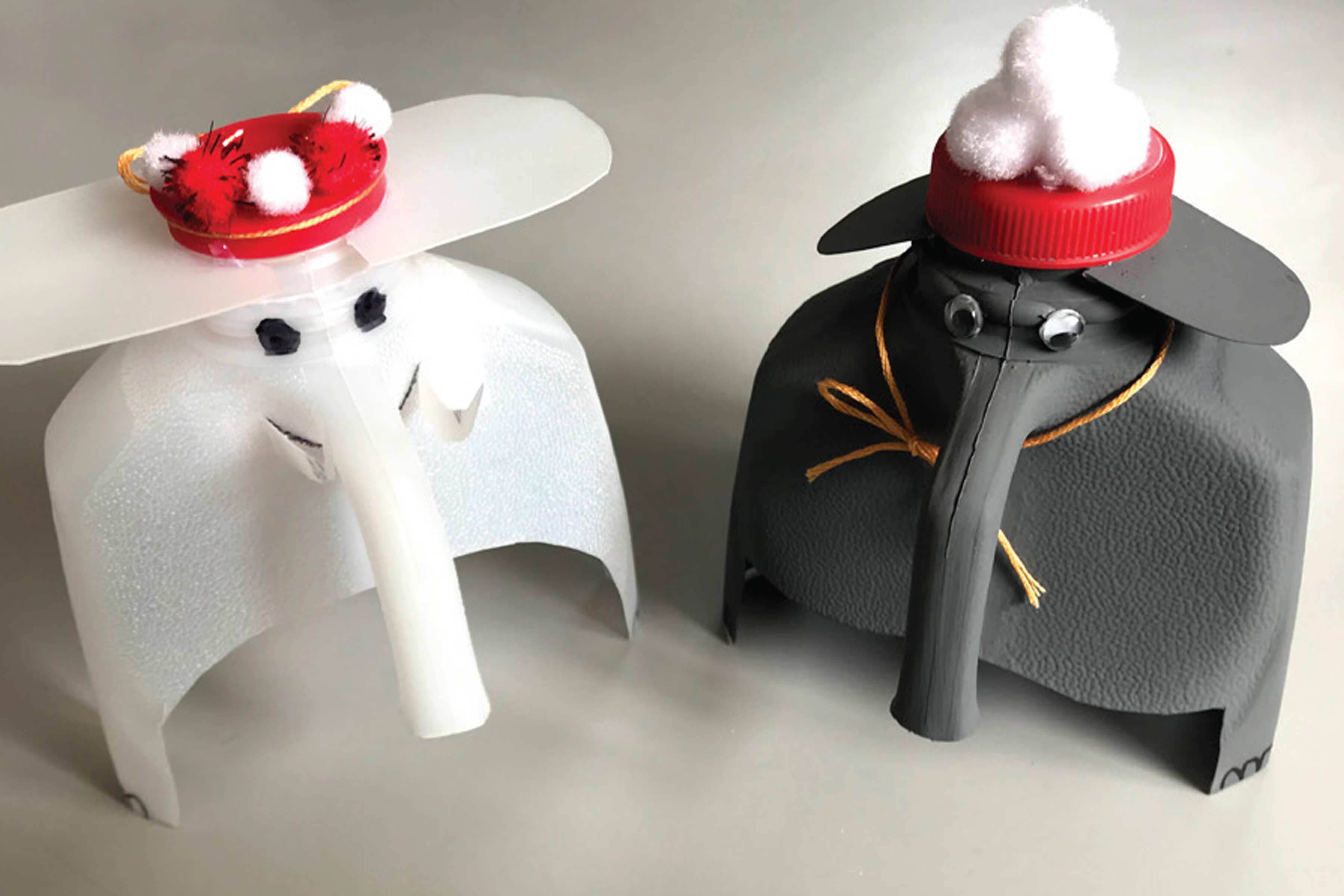 Make a Milk Jug Elephant