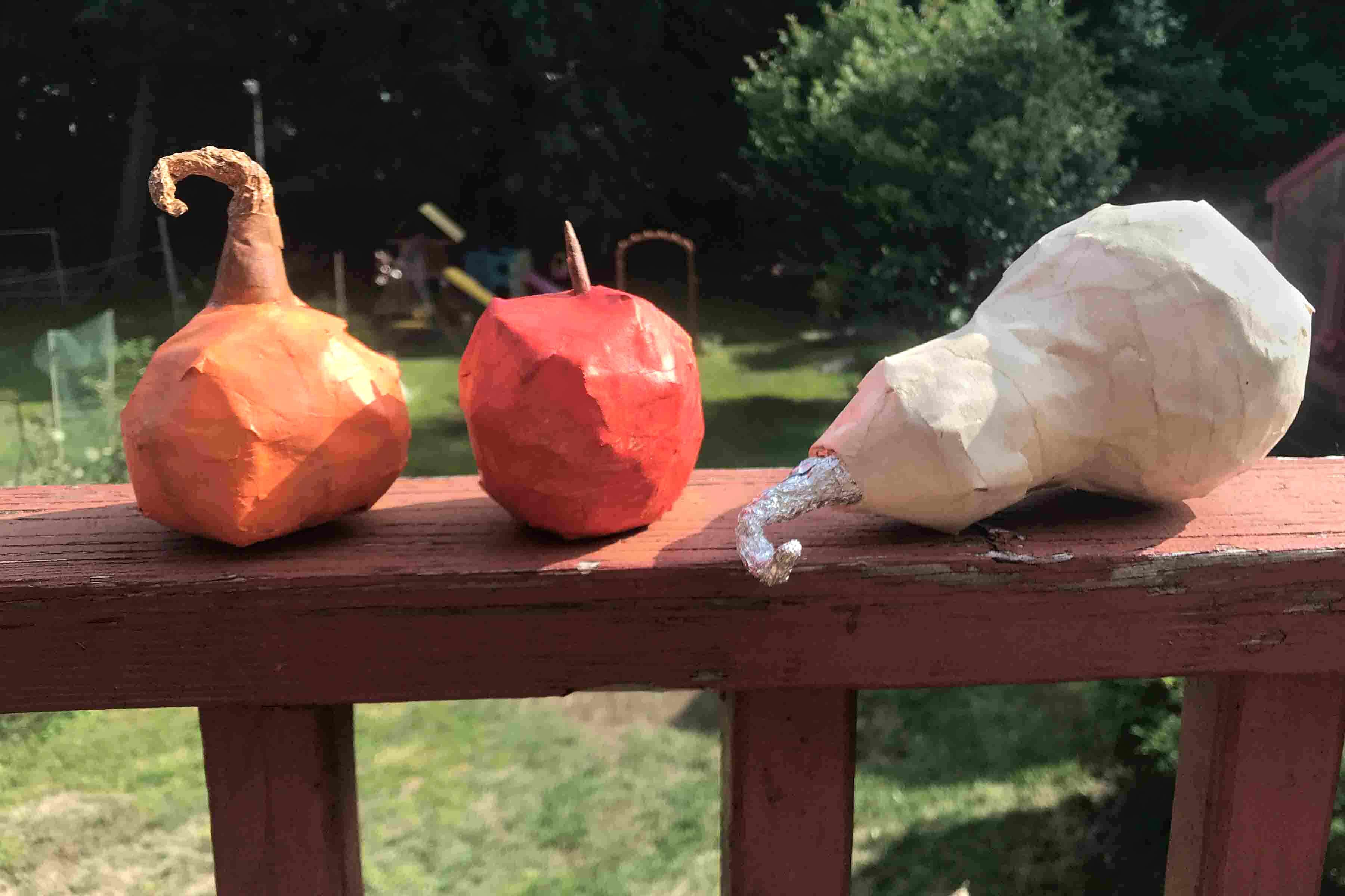 Papier Mâché Harvest Shakers