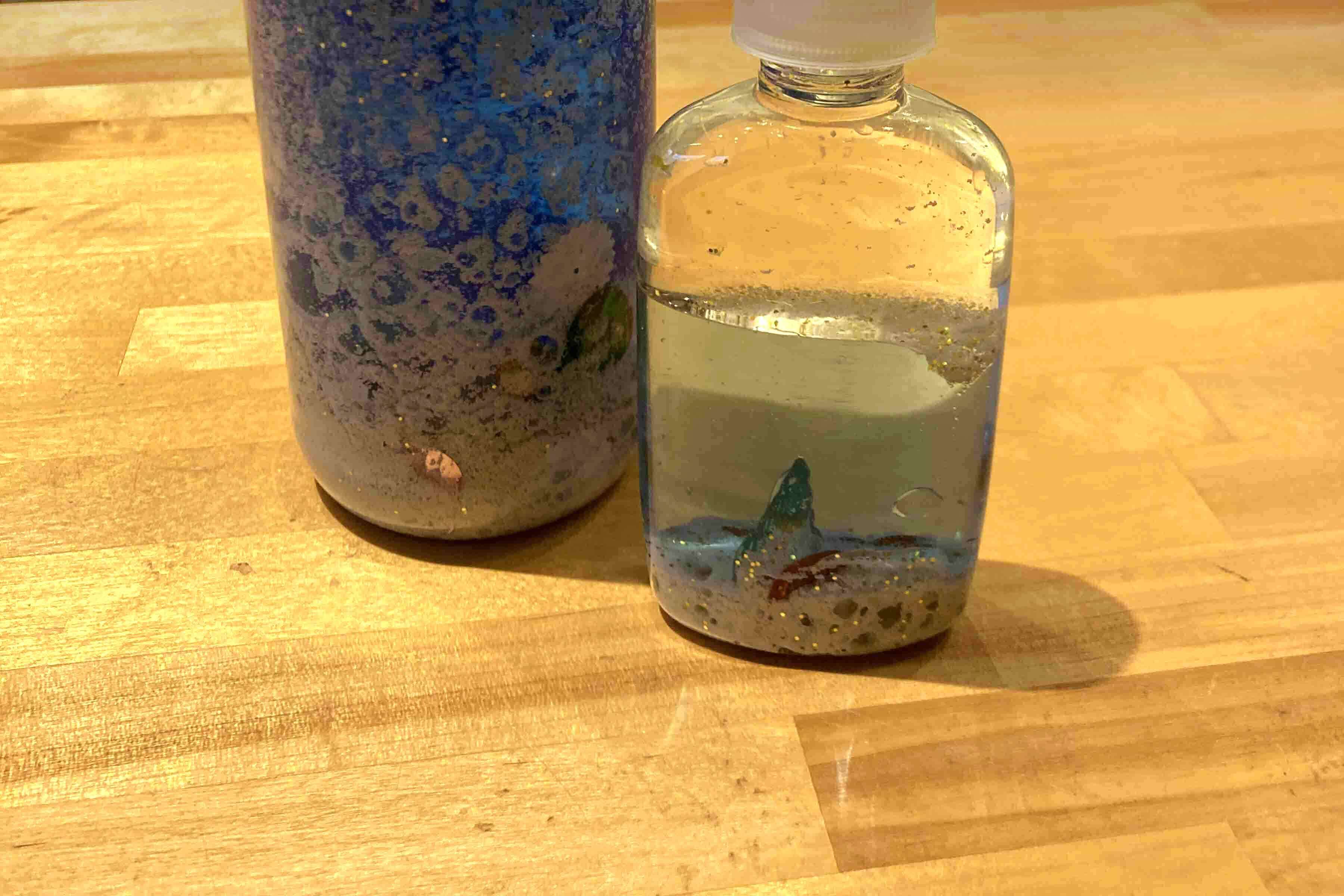 Sensory ocean bottles