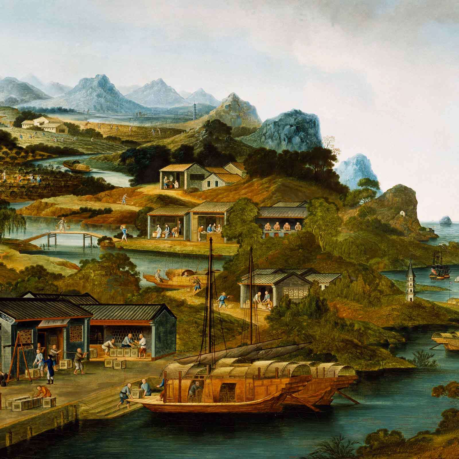 Tea Production in China, about 1800