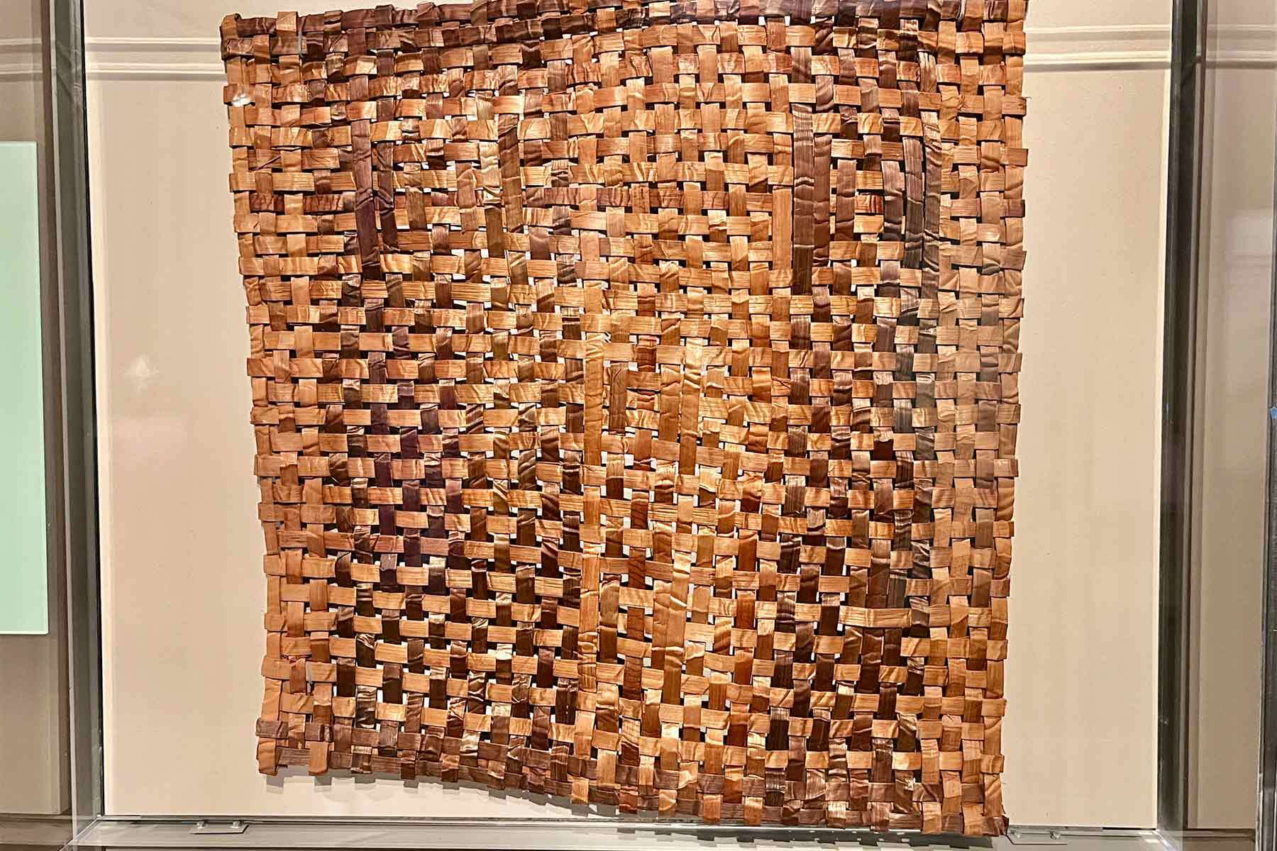 Cedar Bark Mat Weaving Demonstration