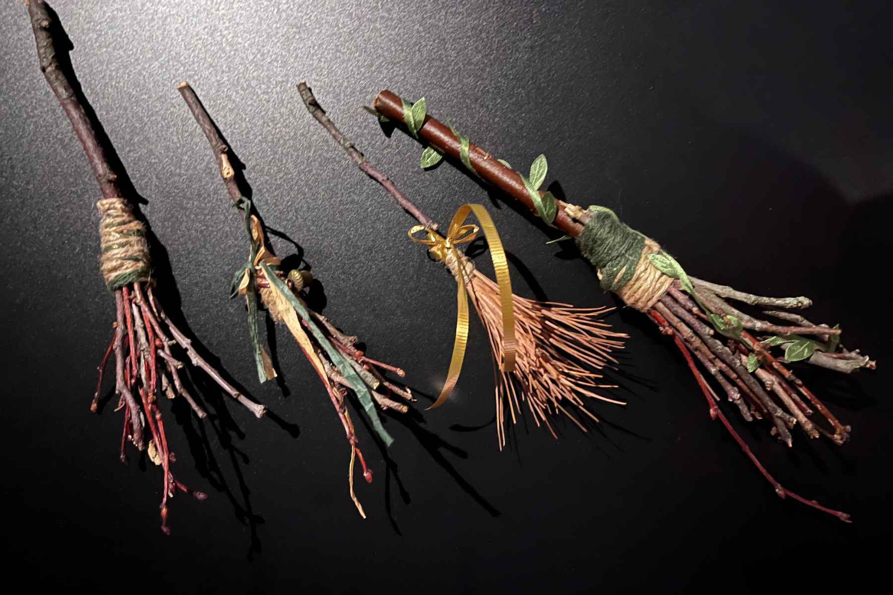 Friday Afternoon Drop-In Art: Tiny Stick Brooms