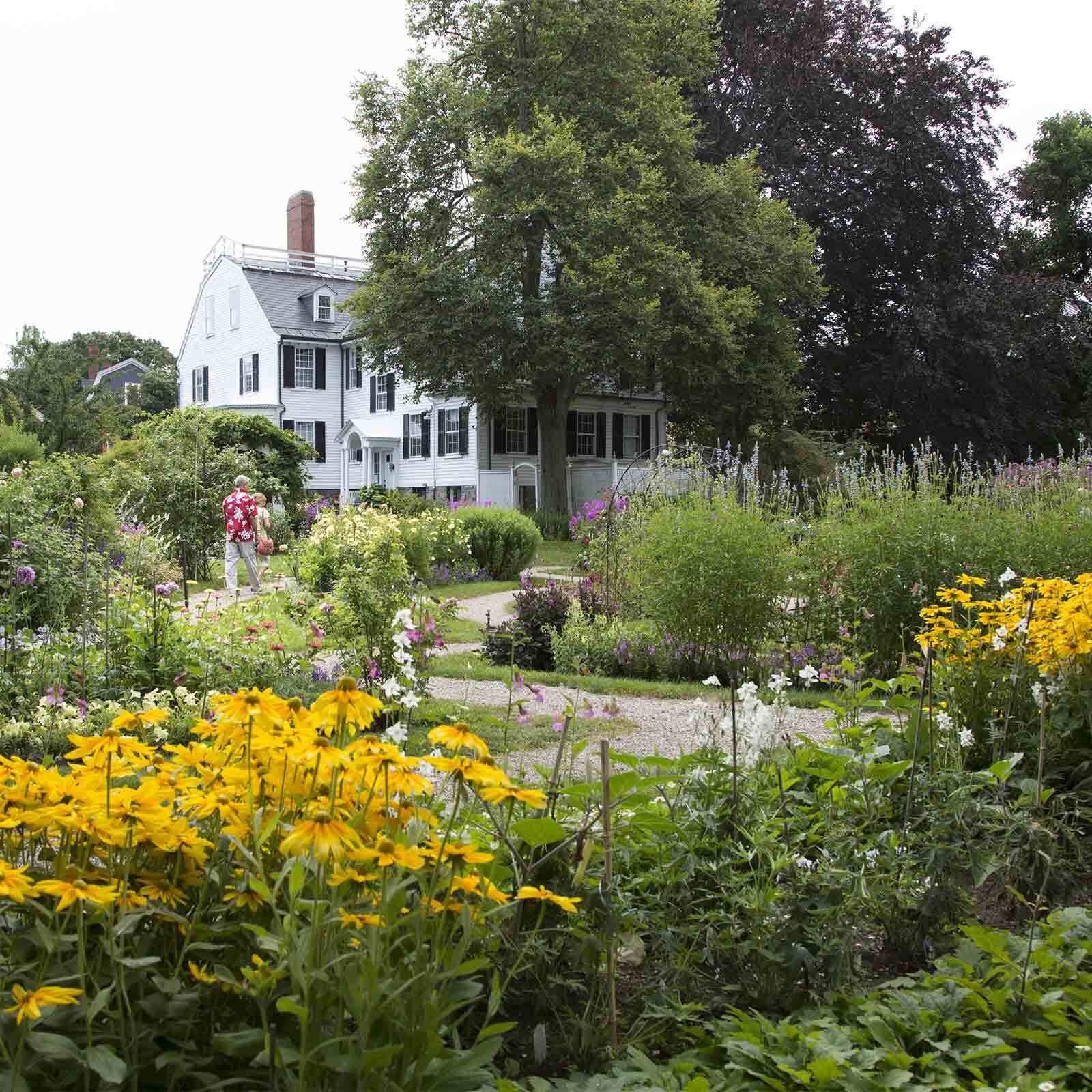 Ropes Mansion Garden in full bloom.