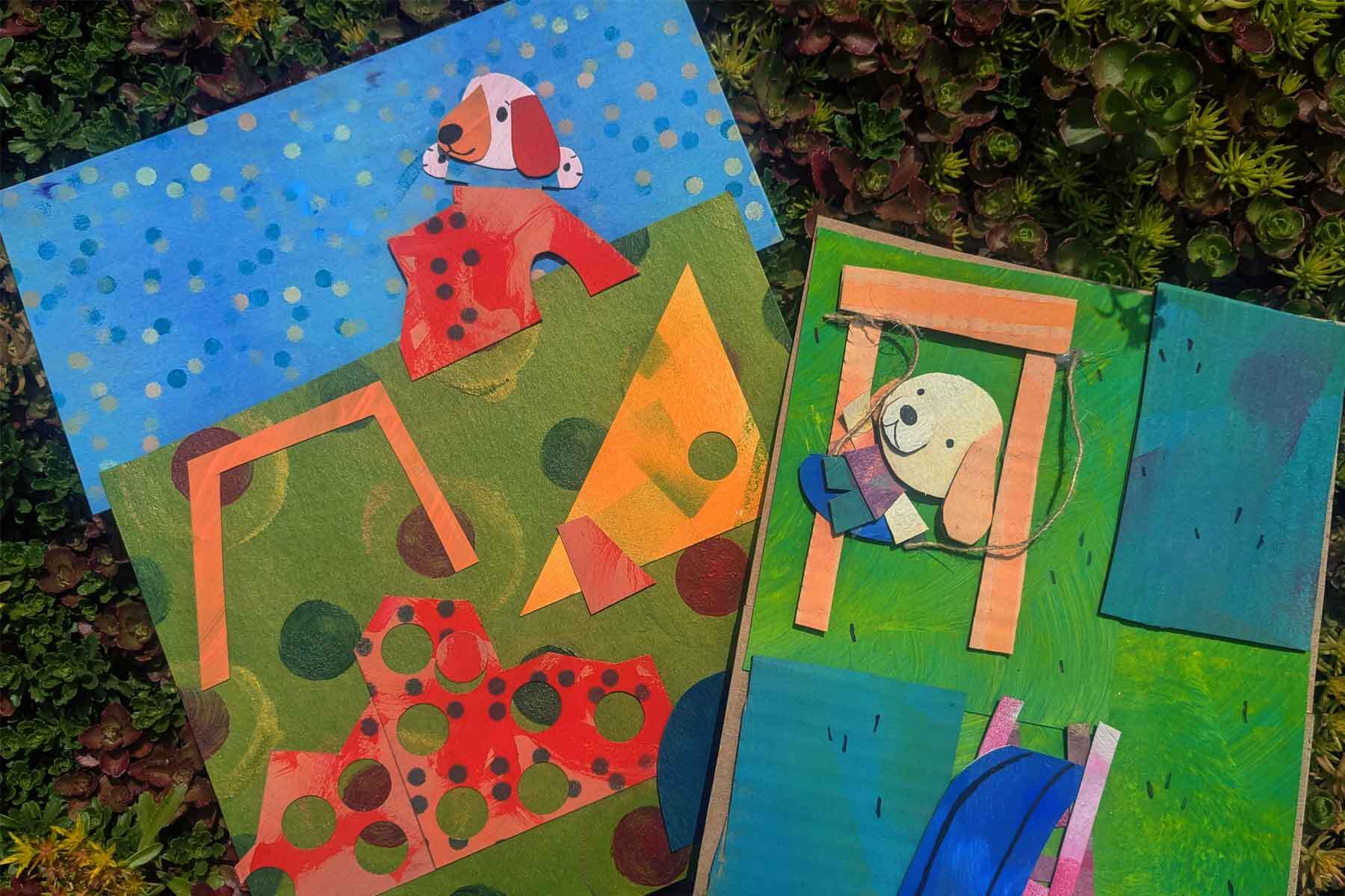 Noguchi-Inspired Playground Collages