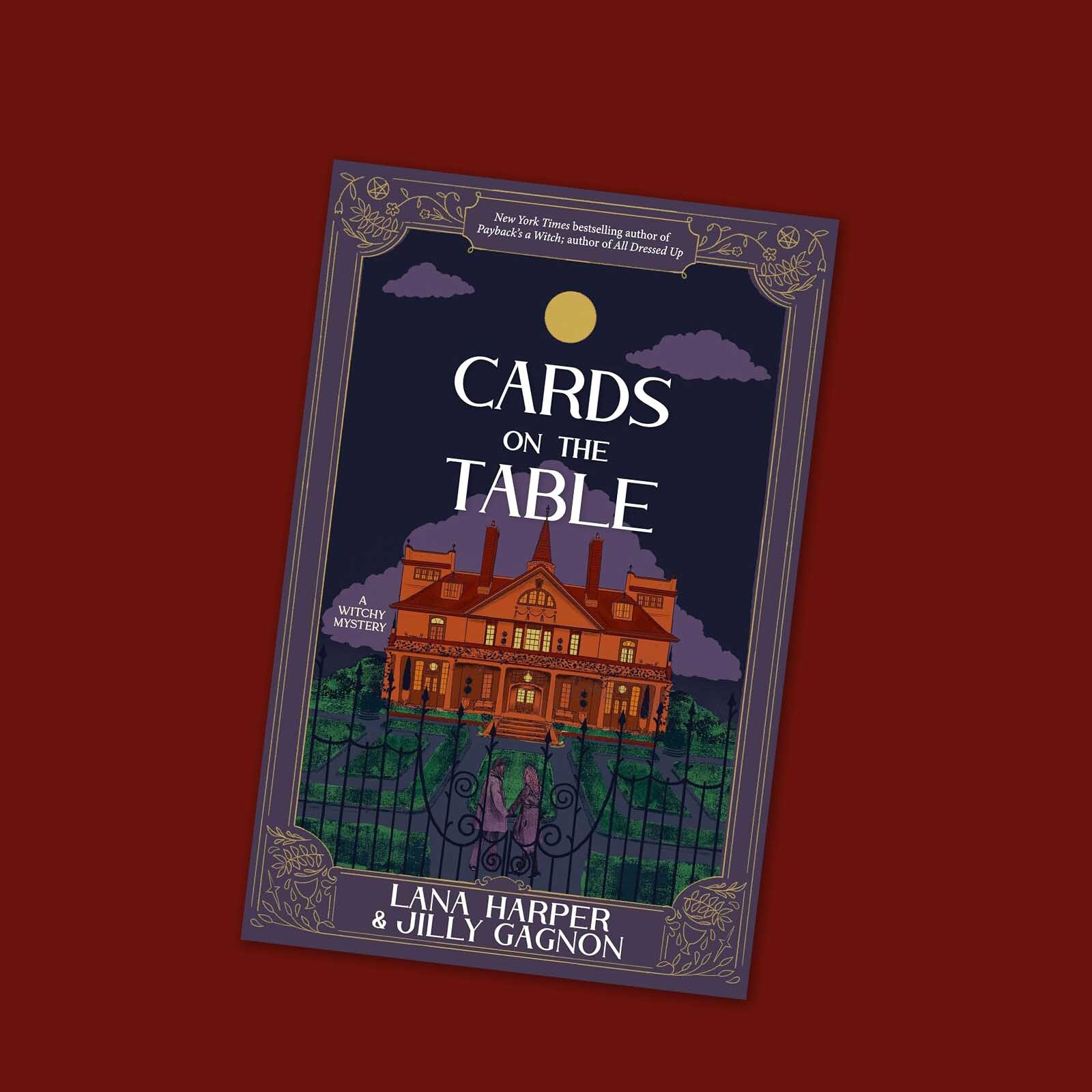 Cards on the Table book cover by Jilly Gagnon and Lana Harper