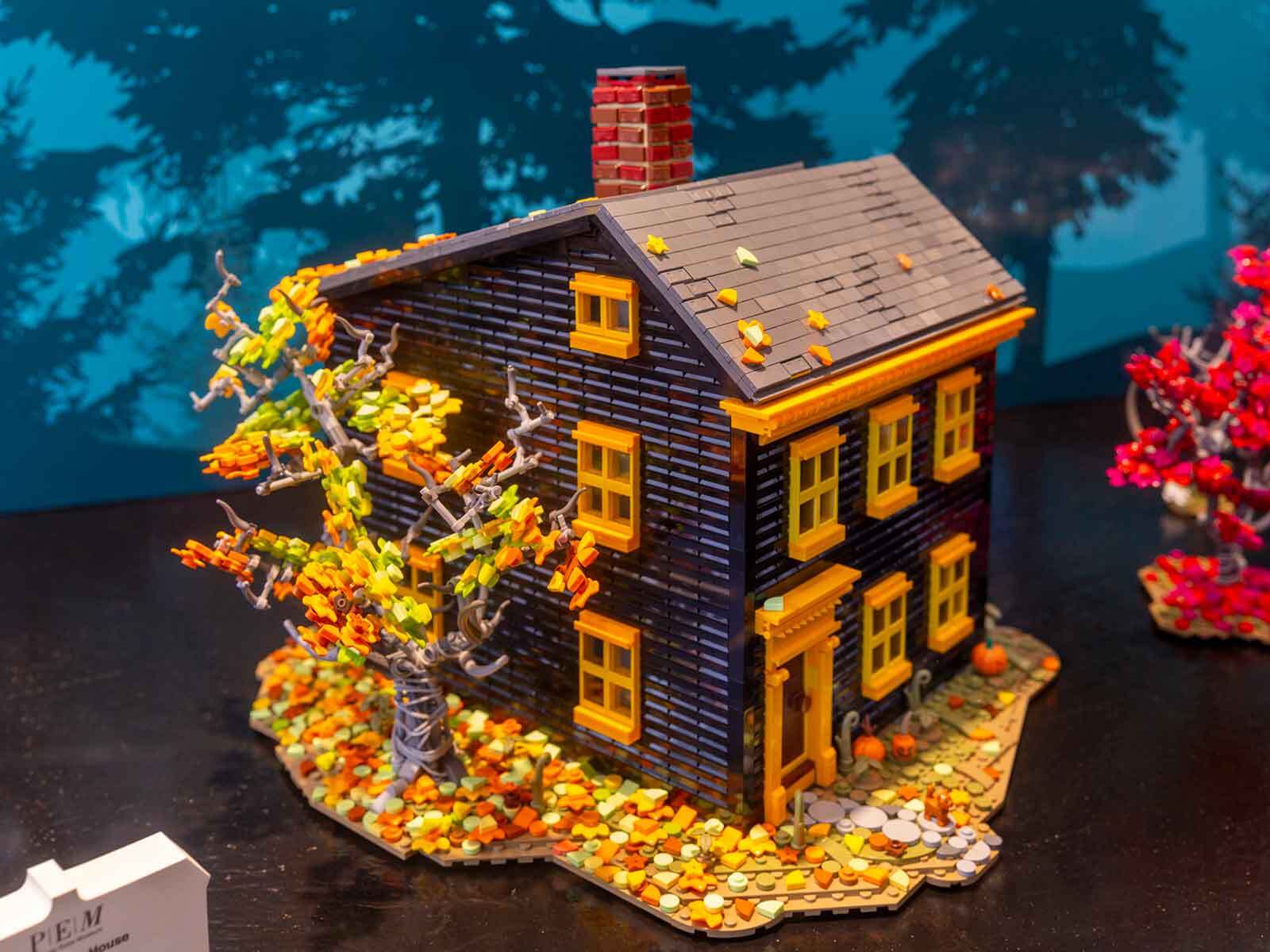 Daniel Bray house recreated in LEGO by artist Jeff Chapman
