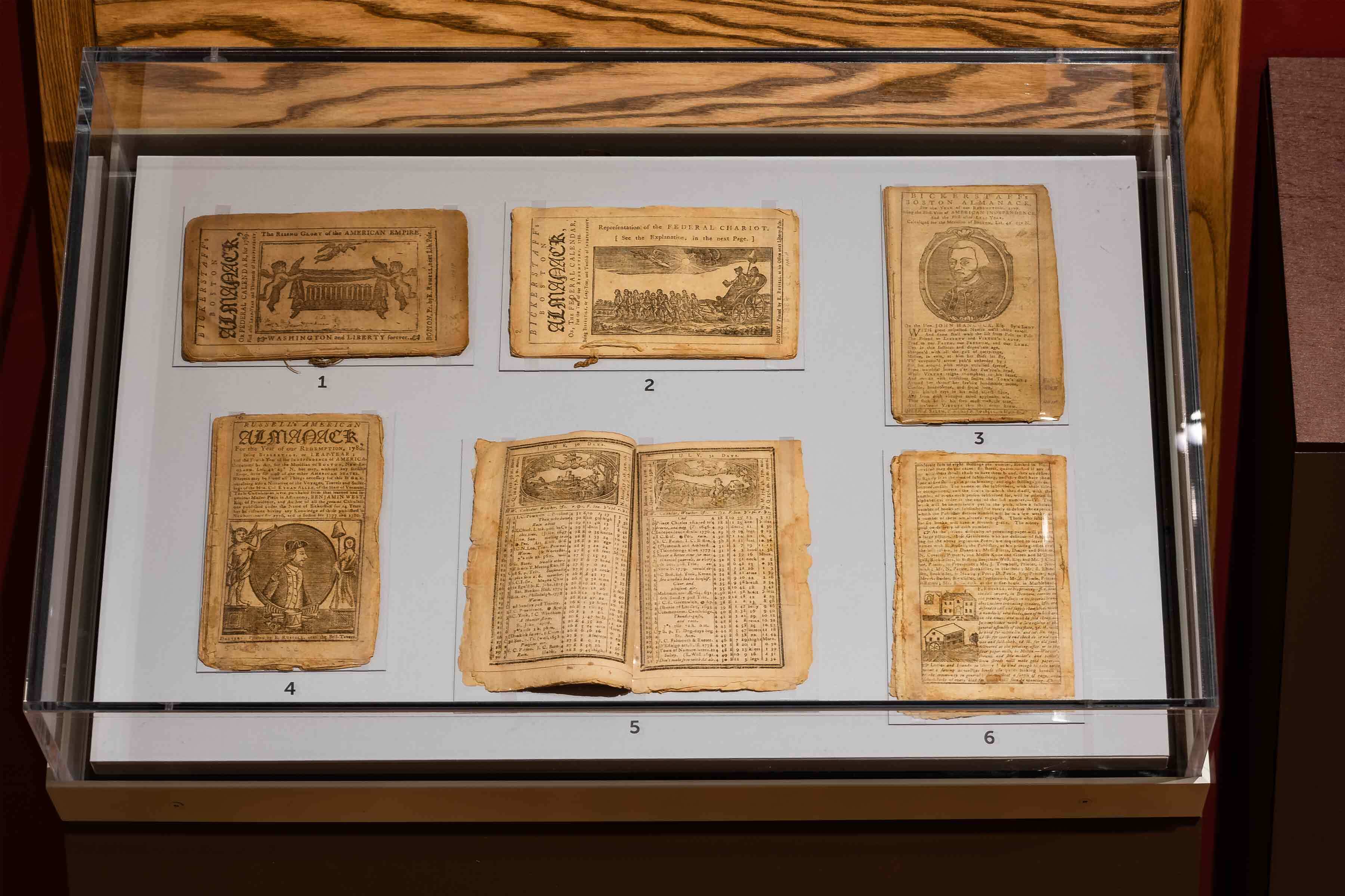 Magazine clippings from a Salem MA publication pre-1776