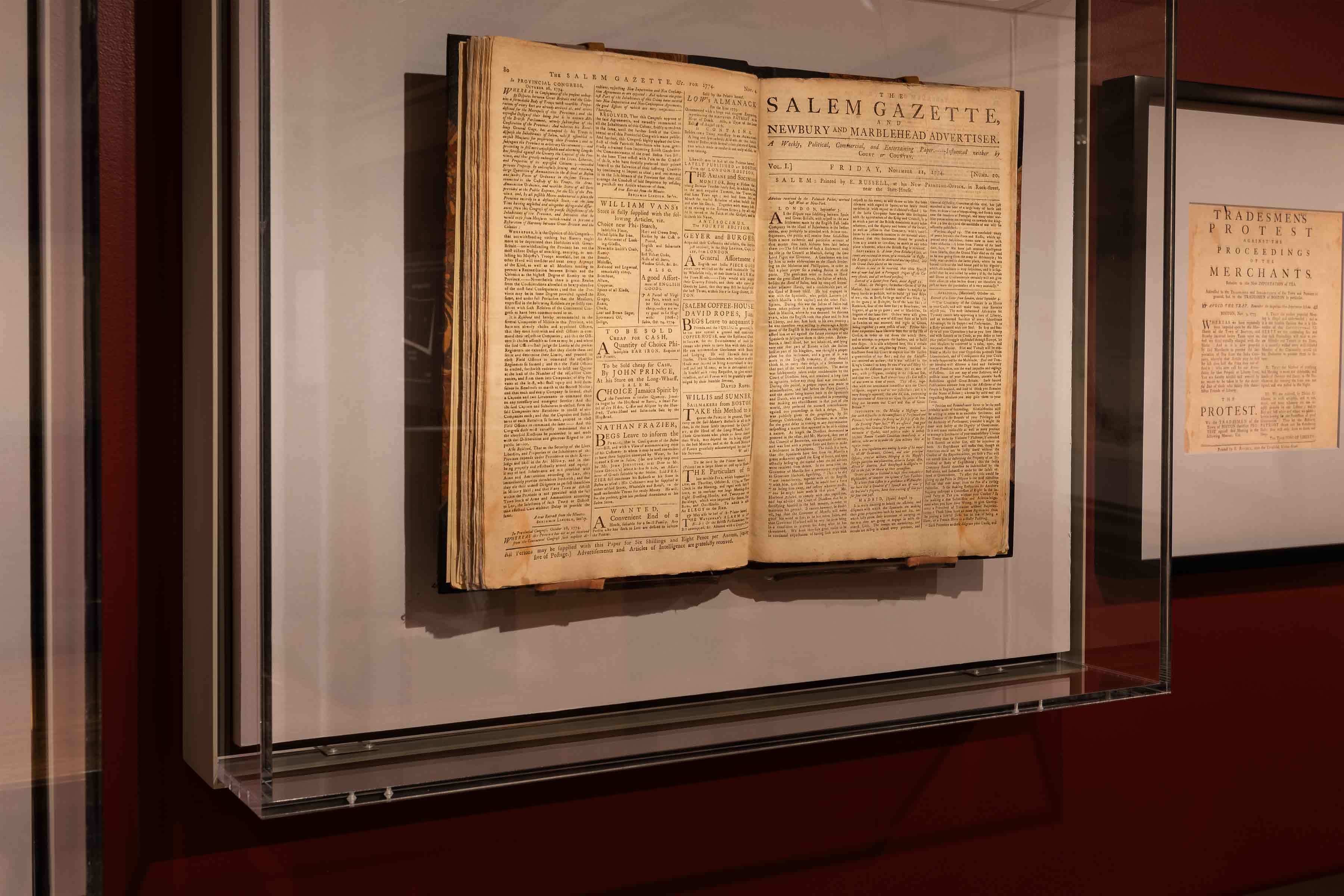 Salem Gazette pre-1776