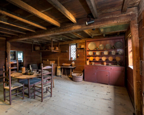 The kitchen of the Ward House.