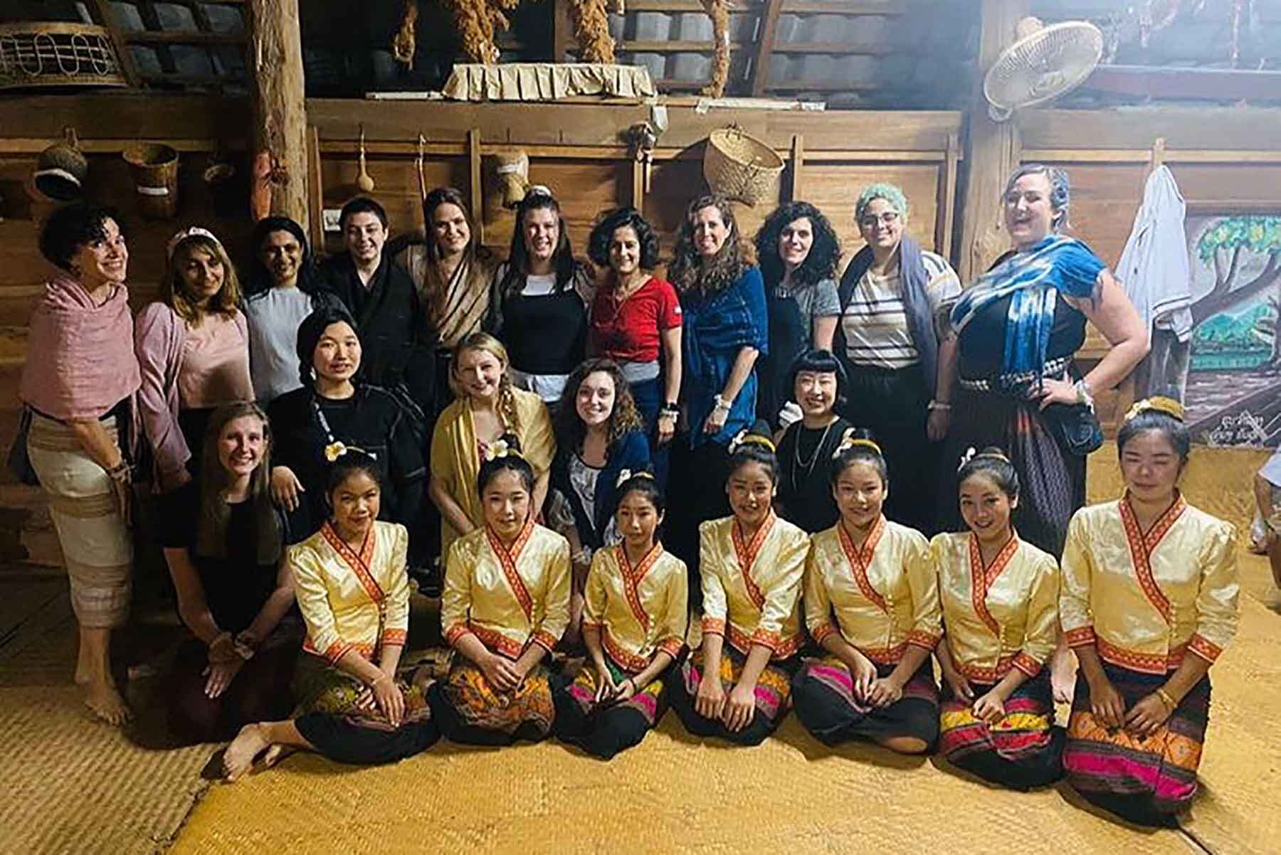 A group of women at the Ock Pop Tok centre