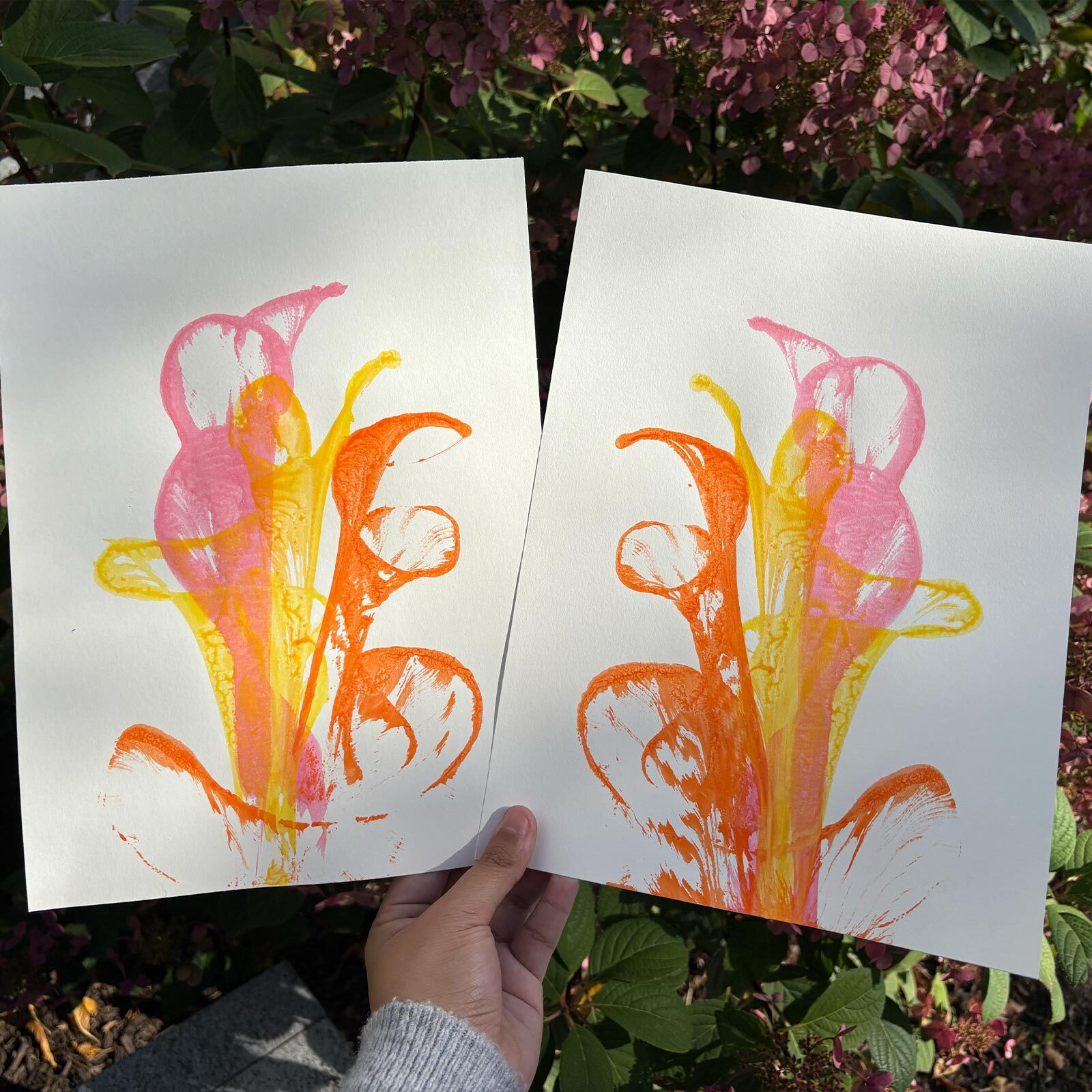 Drop-In Art: Mirror String Painting