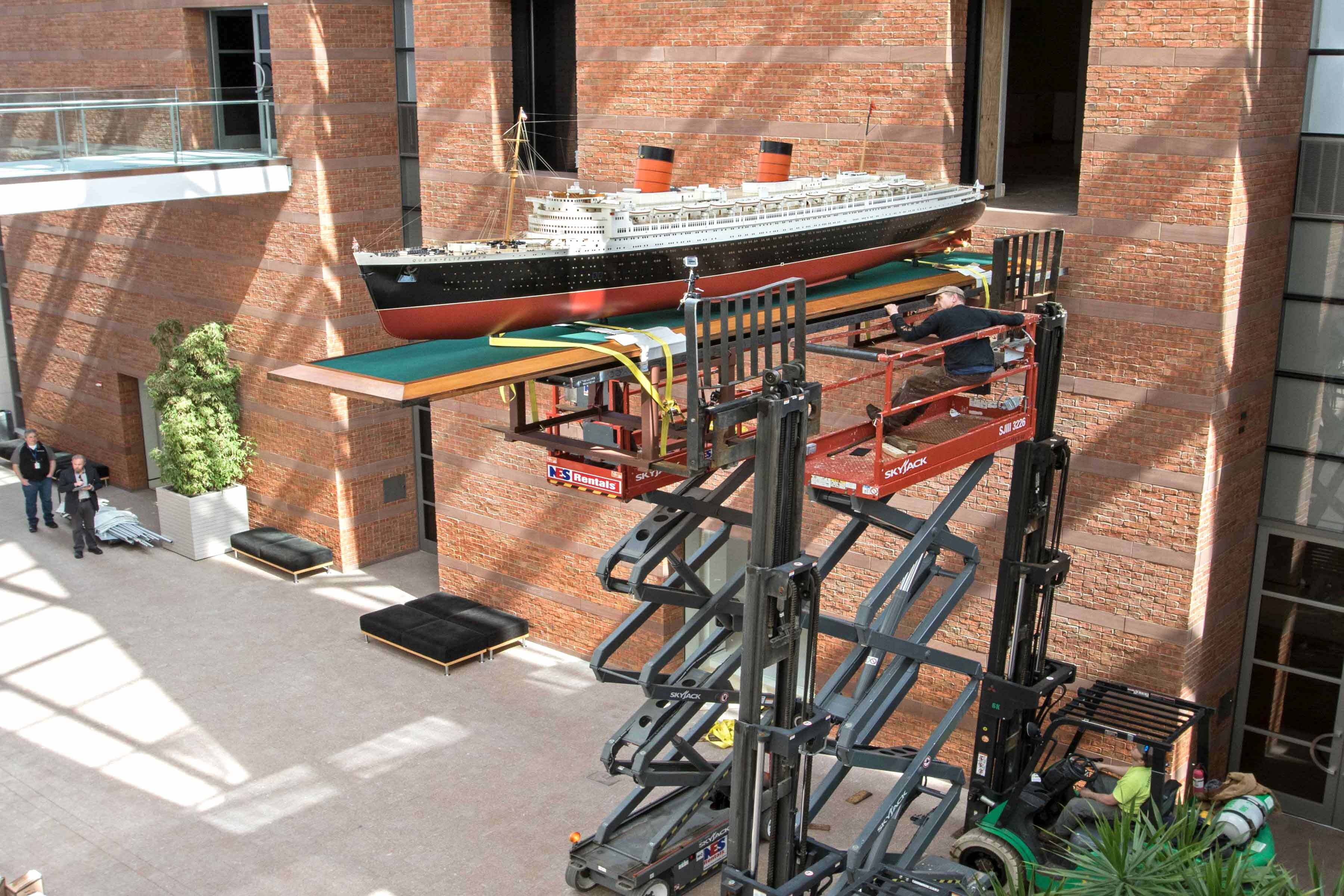 Raising the Queen Elizabeth