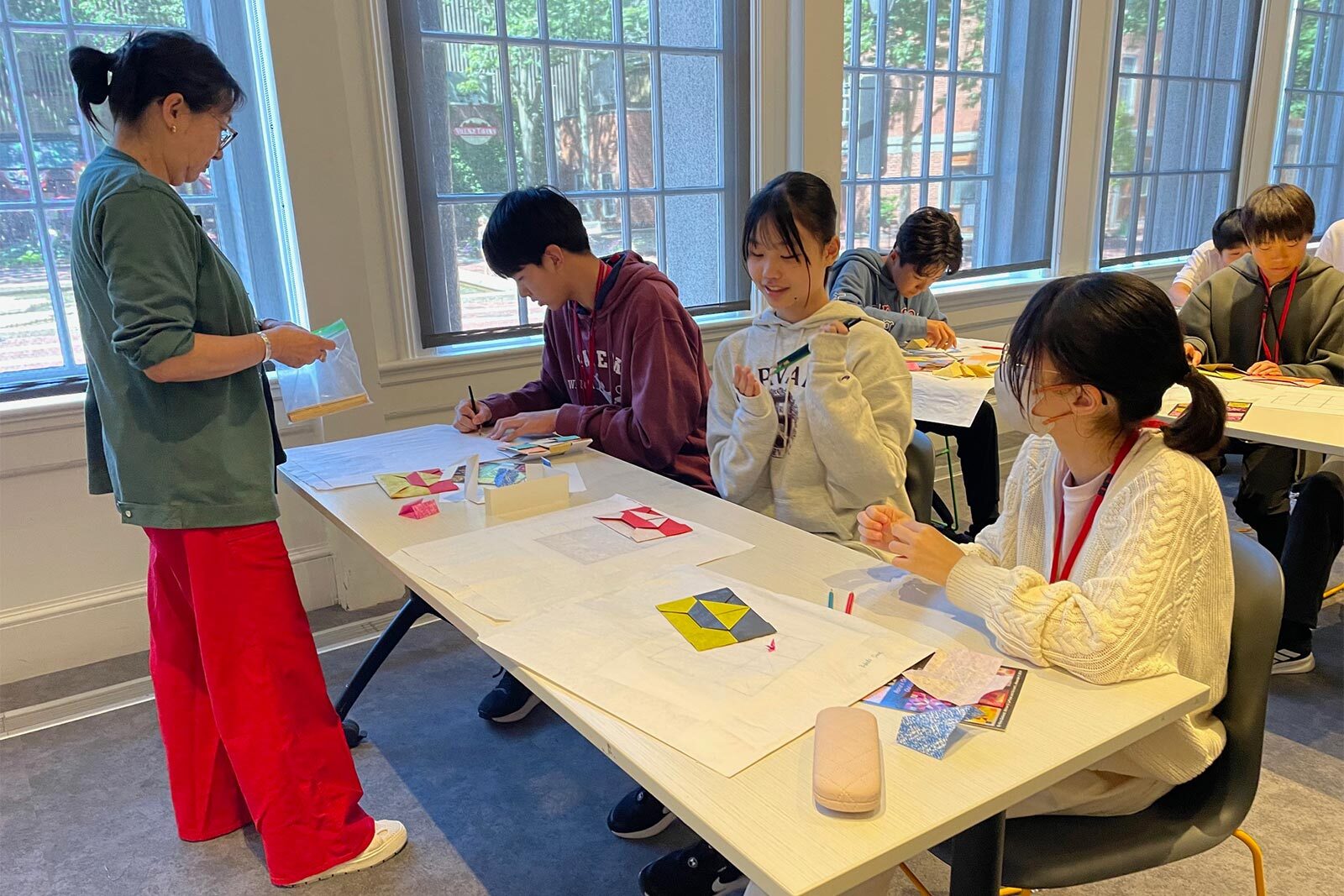 Students from the Ōta exchange cohort